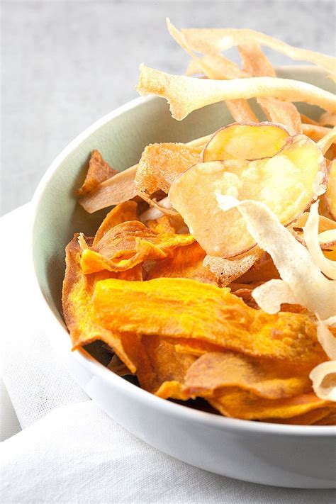 Baked Vegetable Crisps Ohmydish