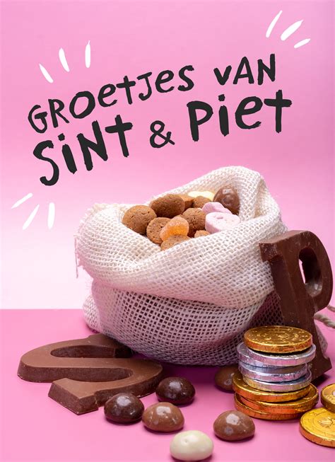 Sinterklaaskaart Groetjes Van Sint En Piet Snoepgoed Hallmark