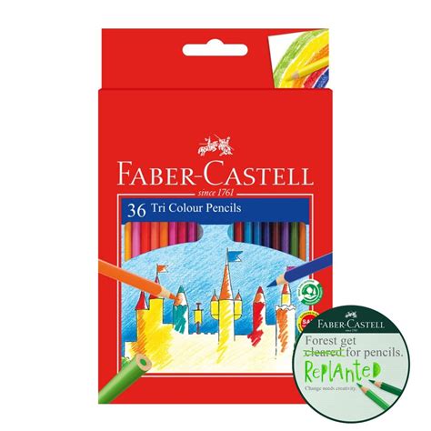 Faber Castell Tri Colour Pencils S L L L L Syarikat