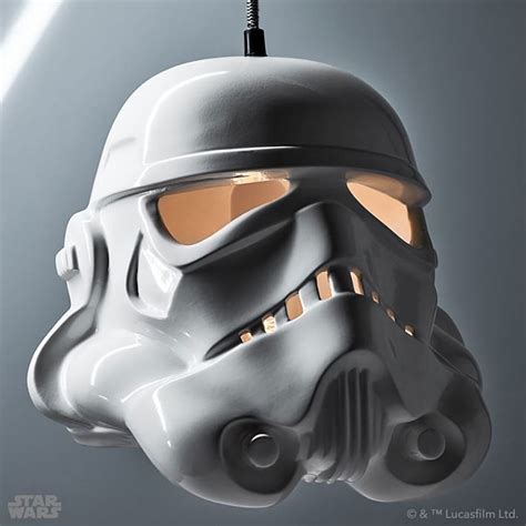 The Dark Side Provides The Light In This Stormtrooper Pendant Light