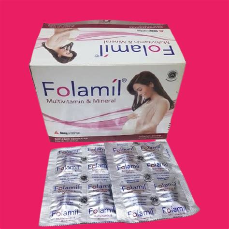 Folamil Tablet Box Isi Strip X Tablet Multivitamin Dan Mineral Ibu