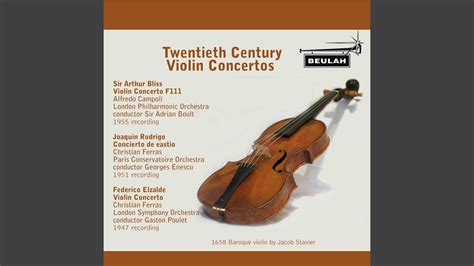 Violin Concerto F Iii Introduzione Andante Sostenuto Allegro