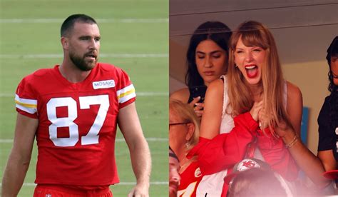 Travis Kelce Looks Submissive In First Pda Photo With Taylor Swift