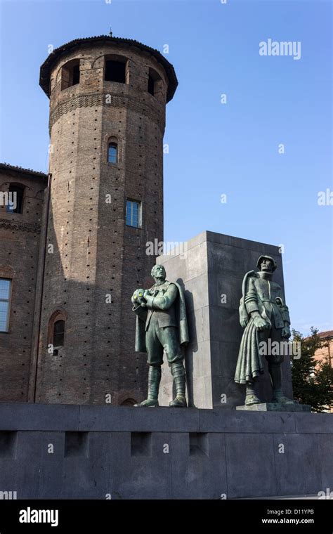 Italy Piedmont Torino Acaja Castle And Emanuele Filiberto Duca D