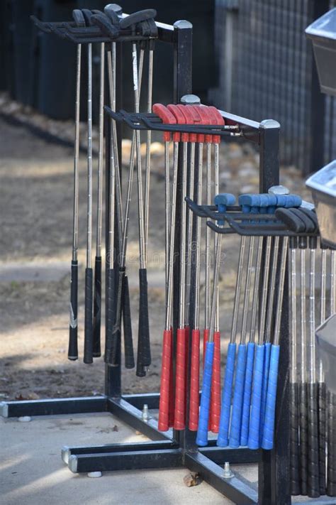 Mini golf clubs stock photo. Image of putter, clubs - 265631268