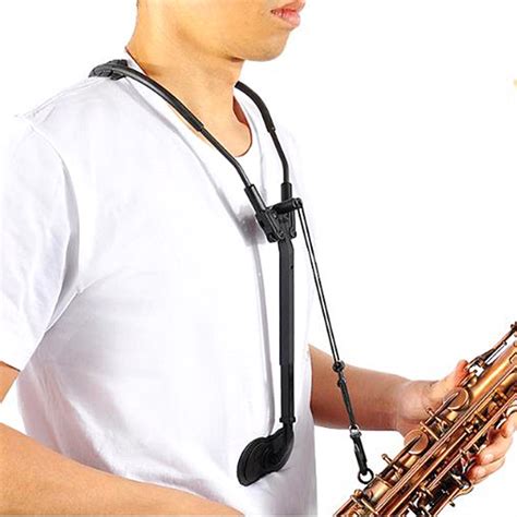 Correia De Ombro Sax Ajustável Para Saxofone Confortável Para Alto