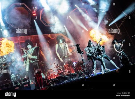 Copenhagen Denmark Th June The American Rock Band Kiss