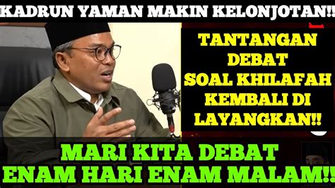 K Droen Yaman Makin Kelonjotan Tantangan Debat Kembali Di Layangkan