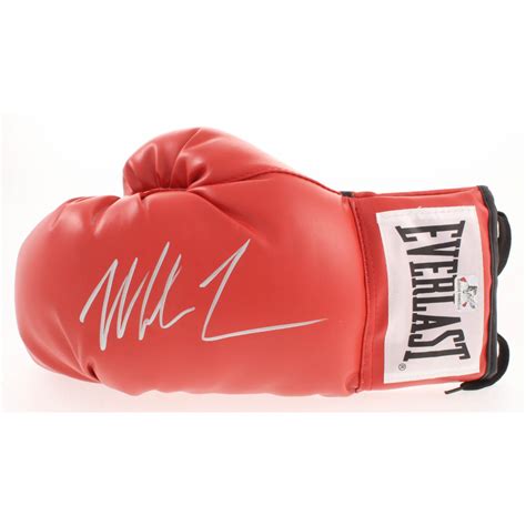 Mike Tyson Signed Everlast Boxing Glove Fiterman Sports Hologram