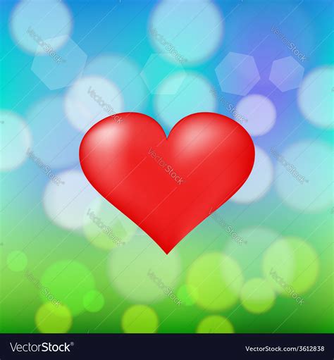 Red Heart Royalty Free Vector Image Vectorstock