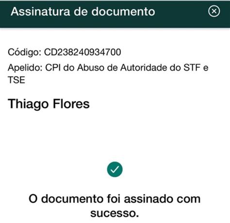 Deputado Federal Thiago Flores RO assina pedido para criação de CPI