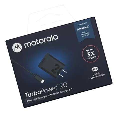 Cargador Motorola Turbo Moto G8 G8 Plus Play Power Original