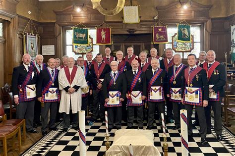 The Bedfordshire Chapter of Provincial Grand Stewards No.9577 hold