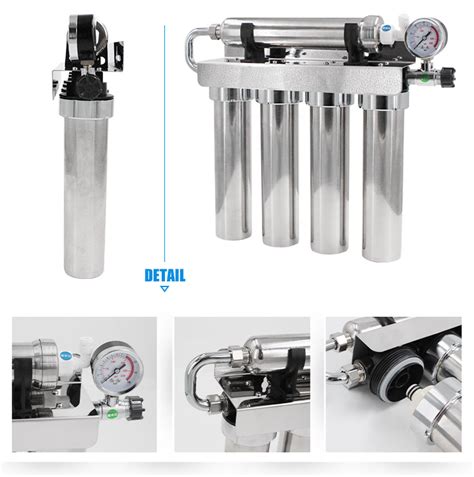 5 Stage Whole House Stainless Steel Uf Membrane Water Filter RO AGUA