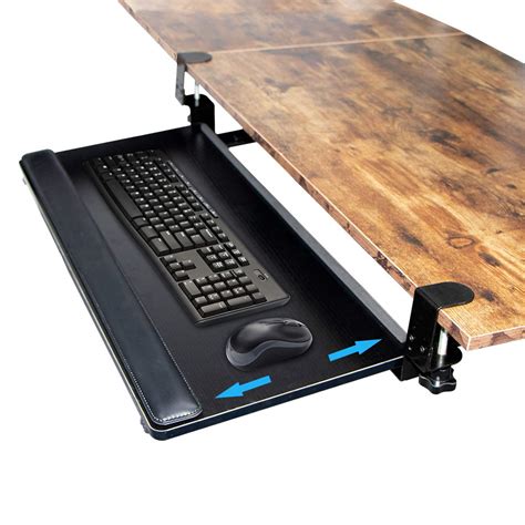 Buy SLSY Large Keyboard Tray Under Desk Pull Out Ergonomic Keyboard