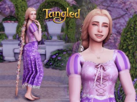 Disney Rapunzel In 2024 Sims 4 Dresses Rapunzel Rapunzel Dress