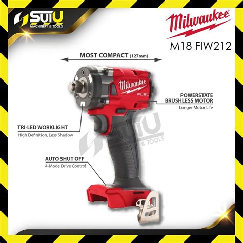 Milwaukee Fiw X Asia V Nm Compact Impact Wrench Rpm