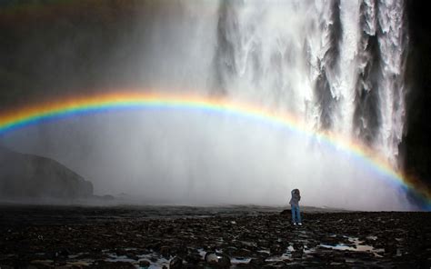 Rainbow Waterfall Wallpapers on WallpaperDog