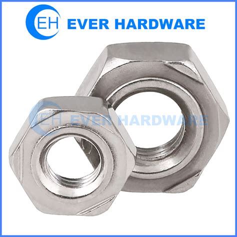 Metric Weld Nuts Projection Hex Stainless Steel Deep Collar Welding