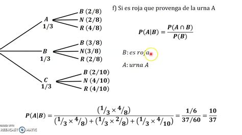 Problema De Teorema De Bayes Ejercicio Resuelto Probabilidad Youtube