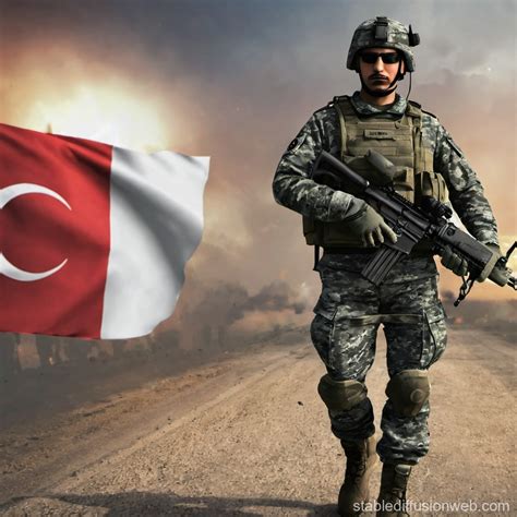 Turkish Gendarme in Roblox GFX | Stable Diffusion Online