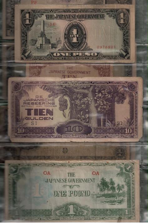 Sold Price Japanese Wwii Occupation Currency Lot April 1 0119 500