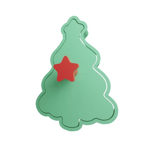 Christmas Tree Cookie Cutter Stl Cookie Cutter Stl Store Design