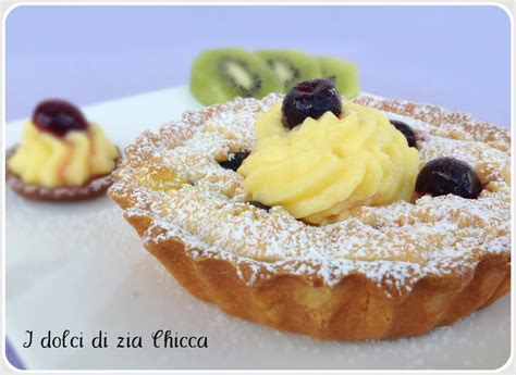 Crostata Con Crema Pasticcera E Amarene I Dolci Di Zia Chicca