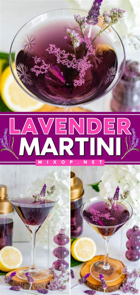 Lavender Martini Lavender Martini Cocktail Recipes Lavender Drink