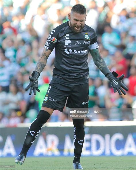 Jonathan Orozco Of Santos Celebrates During The St Round Match