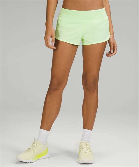 Lululemon Speed Up Low Rise Lined Short Faded Zap Lulu Fanatics