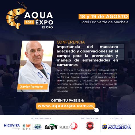 AquaExpo on Twitter XavierRomero compartirá su conferencia sobre la