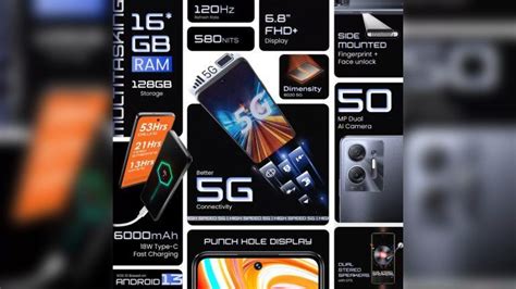 Infinix HOT 30 5G Unveiled MTK Dimensity 6020 120Hz Display 6000mAh