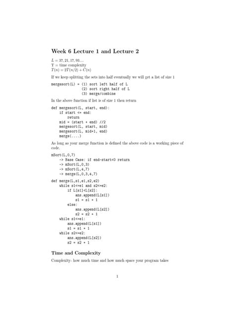 Week 6 Lecture 1 And Lecture 2 L 37 21 17 93 T N 2t N 2 C N Pdf