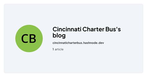 Cincinnati Charter Bus's Blog