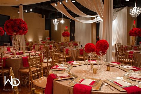 Red Gold Wedding Decoration Ideas Information Red Gold Wedding