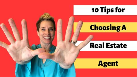 10 Tips For Choosing A Real Estate Agent Youtube