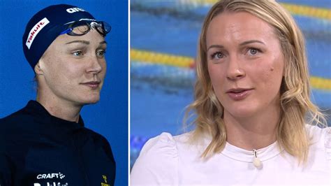 Natation Sarah Sjöström sur ses réflexions avant les compétitions