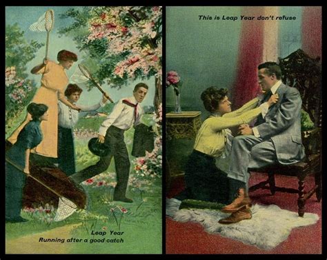 A Glorious Selection Of Vintage Leap Year Cards Flashbak Leap Year