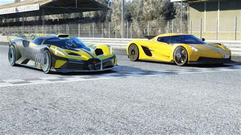 Bugatti Bolide Vs Koenigsegg Jesko Absolut At Monza Full Course C G