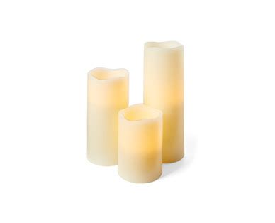 Huntington Home Piece Flameless Led Candle Set Aldi Usa