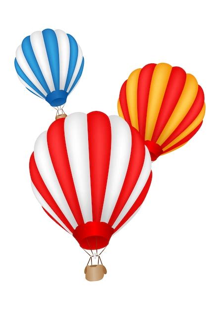 Premium Vector Colorful Hot Air Balloon