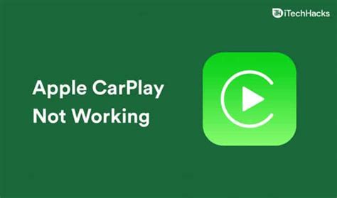 How To Fix Apple Carplay Not Working In Ios Guide