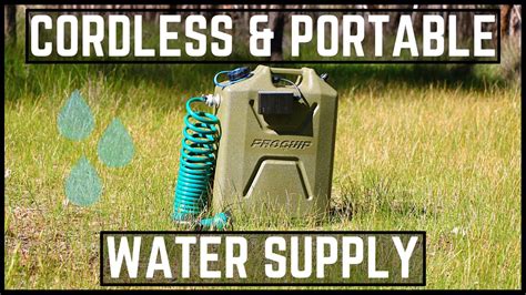 WIRELESS and PORTABLE 12V Water Supply Pump | Camping and 4WD water ...