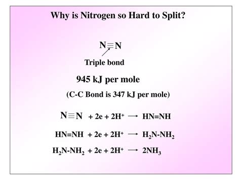 Nitrogen Fixation Our goal is to learn how N2 an inert gas, becomes part of the structure of ...