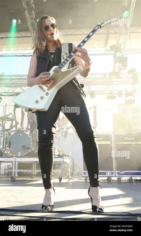 Lzzy Hale Of The Band Halestorm Performs In Concert During The Shindig