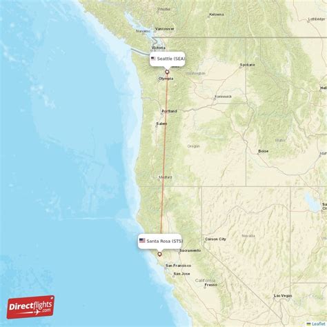 Direct Flights From Seattle To Santa Rosa SEA To STS Non Stop