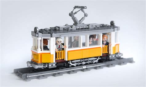 Lego Moc Old Tram By Brickative Rebrickable Build With Lego