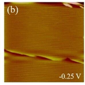 In Situ Stm Images Of Au Surface After Potential Step From