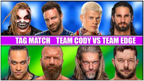 LA Knight Cody Rhodes The Fiend Seth Rollins Vs Triple H Edge